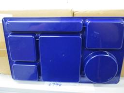 (48) Plastic 6 Compartment Trays.