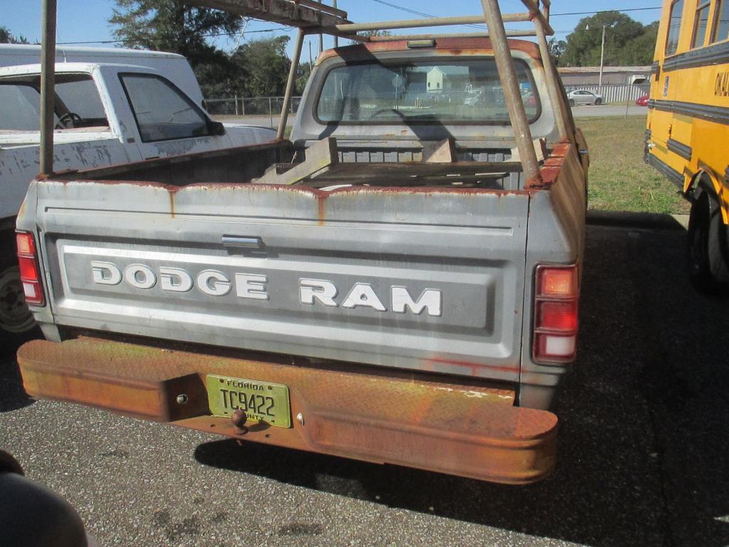 1987, Dodge, D150, Pickup Truck,