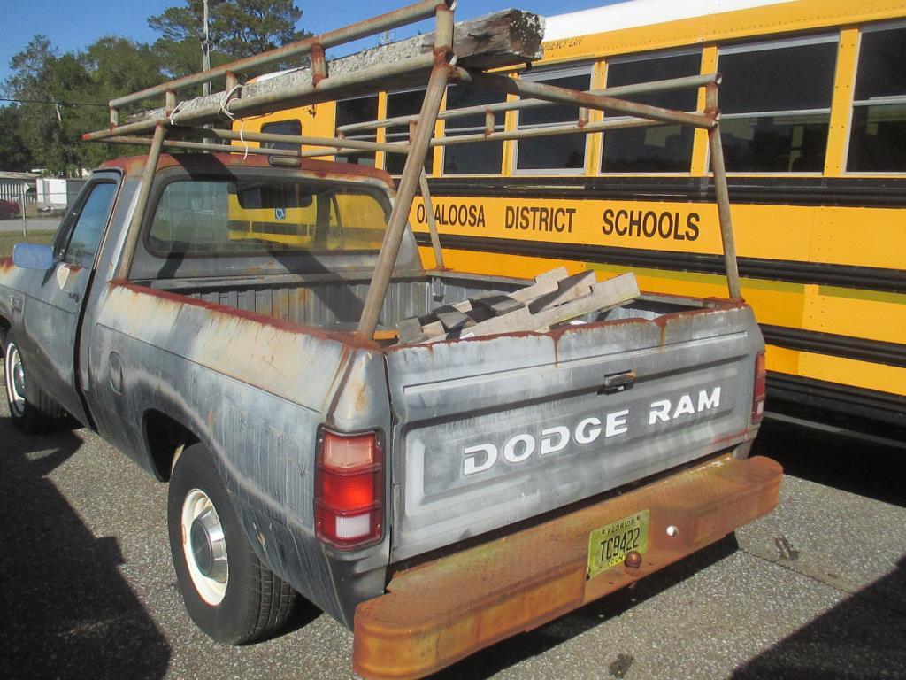 1987, Dodge, D150, Pickup Truck,