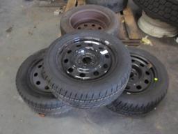 (4) Firestone Firehawk Tires w/ Rims.