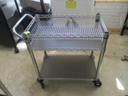 Stainless Steel Rolling 3 Tier Cart.