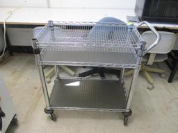 Stainless Steel Rolling 3 Tier Cart.