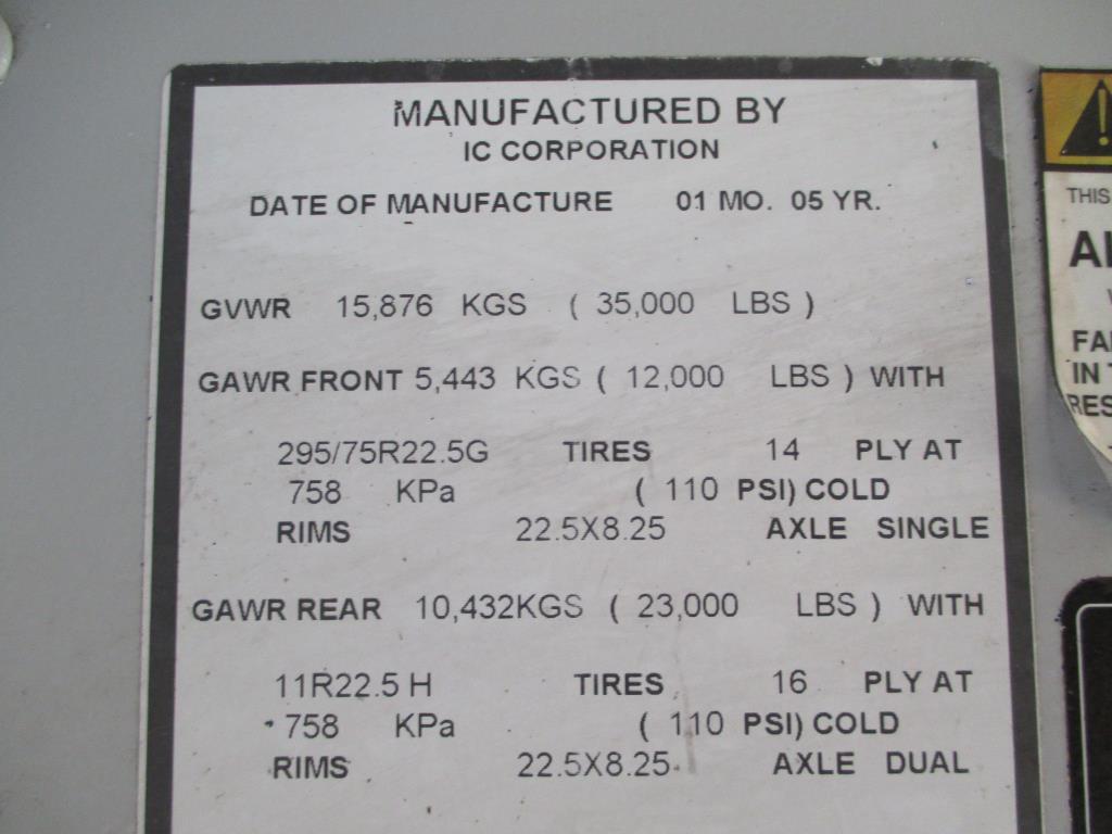 2006, IC Corp, RE, School Bus,