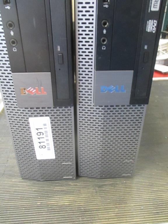 (2) Dell OptiPlex 960 Desktop Computers