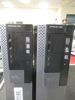 (2) Dell OptiPlex 960 Desktop Computers