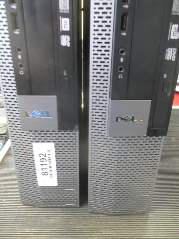 (2) Dell OptiPlex 960 Desktop Computers