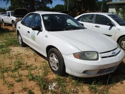 2003 Chevrolet Cavalier 4 Door Sedan.