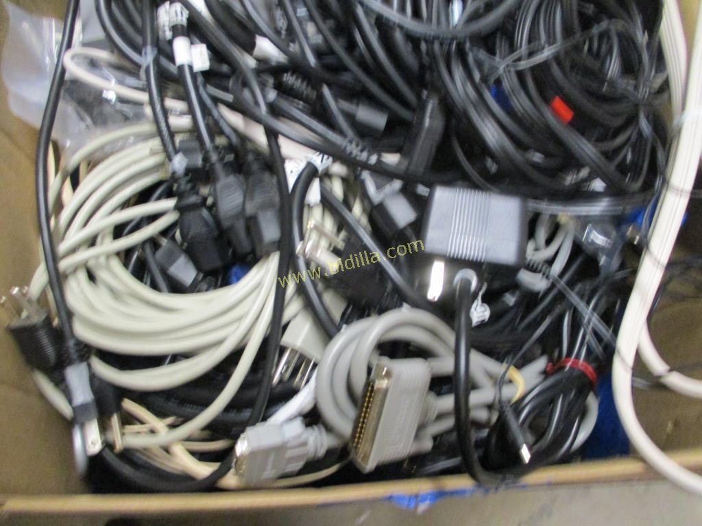 Asst Computer Cords & Cables.