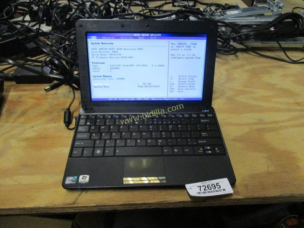 Asus 1001PxEee Laptop Computer.