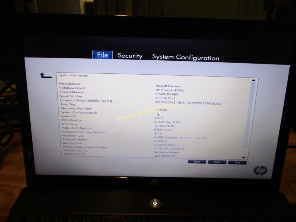 HP ProBook 4520s Laptop Computer.