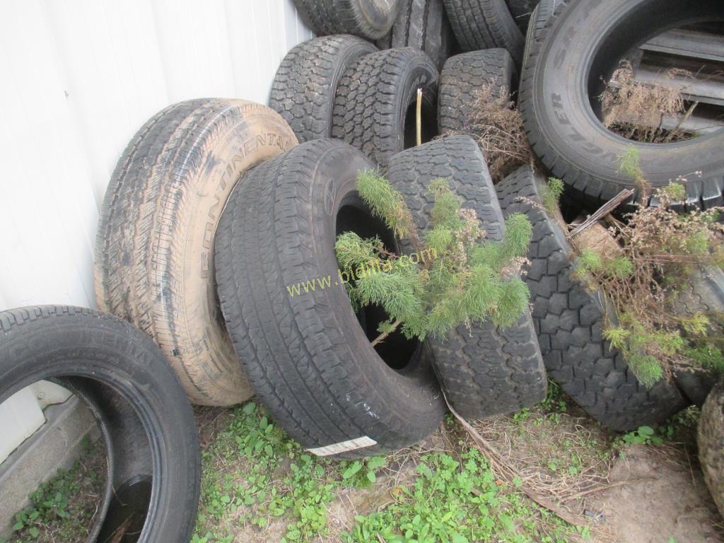 (12) Rubber Tires