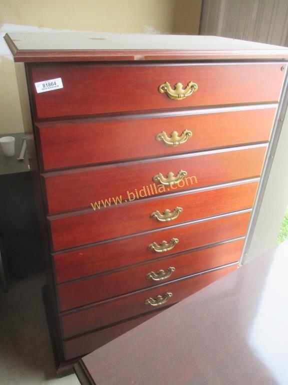 4 Drawer Wood File Cabinet