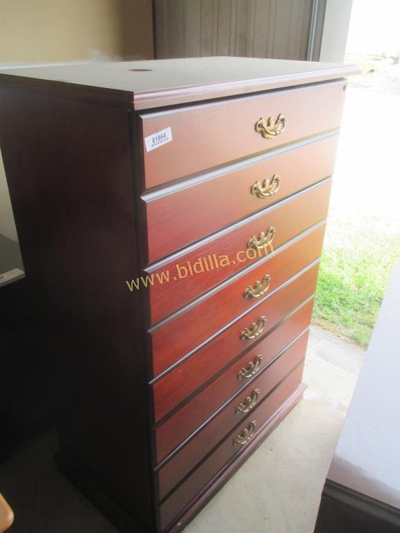 4 Drawer Wood File Cabinet