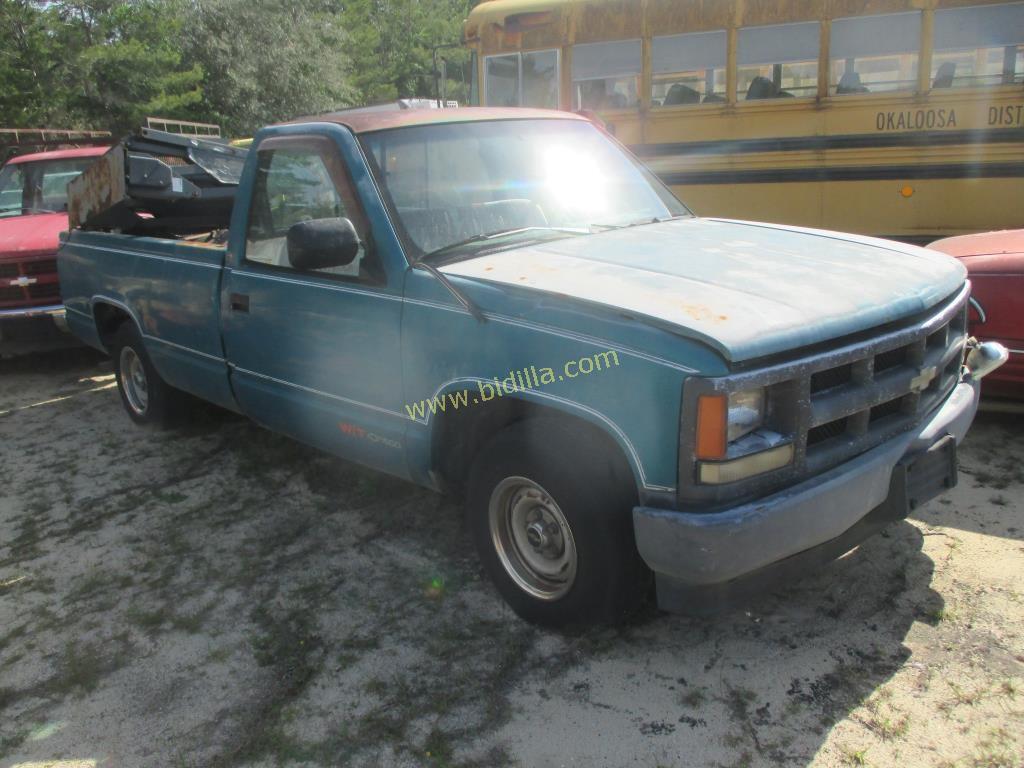 1993, Chevrolet, C/K 1500, Pickup Truck,