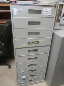 10 Drawer Metal Cabinet