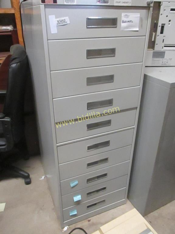 10 Drawer Metal Cabinet