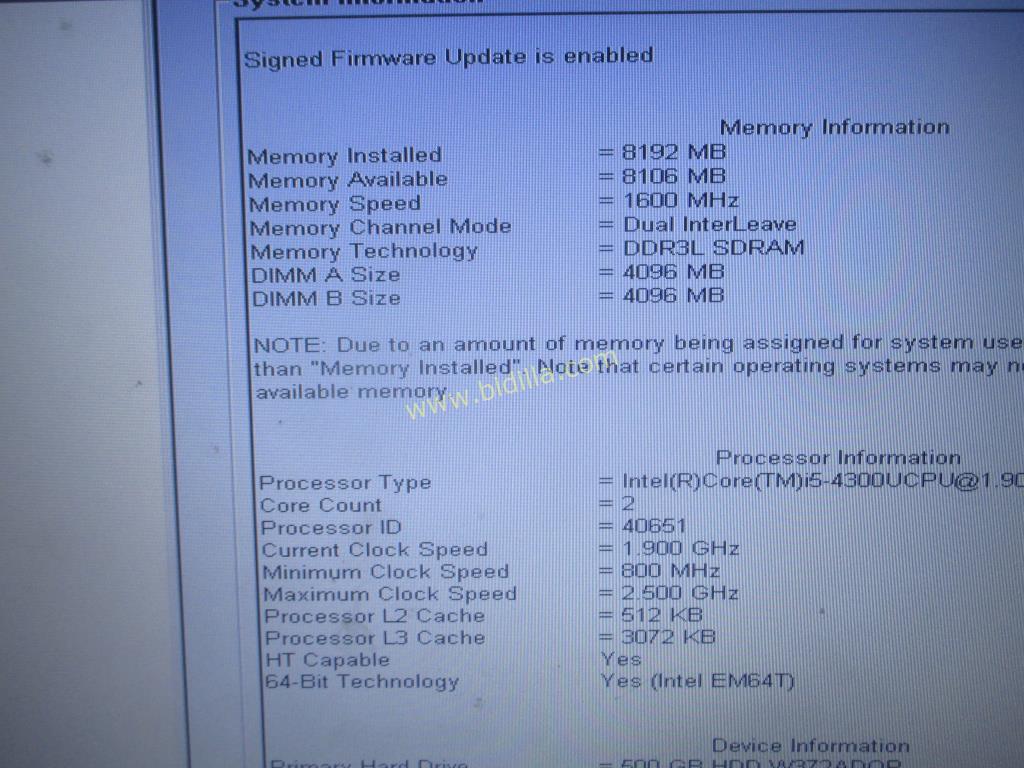 Dell Latitude E5540 Laptop Computer