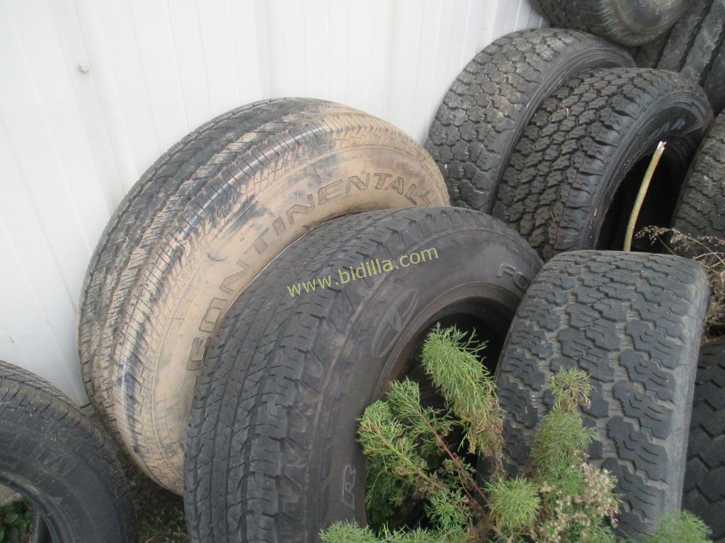 (12) Rubber Tires