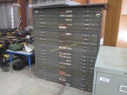 20 Drawer Blueprint Cabinet