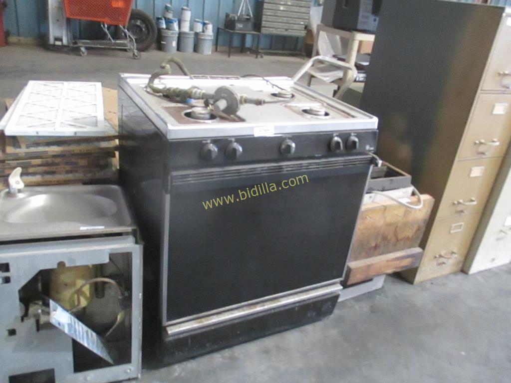 GE XL4 4 Burner Gas Oven