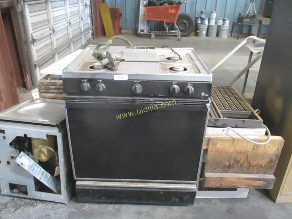 GE XL4 4 Burner Gas Oven