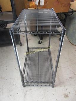 2 Tier Metal Wire Shelf.