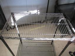2 Tier Metal Wire Shelf.