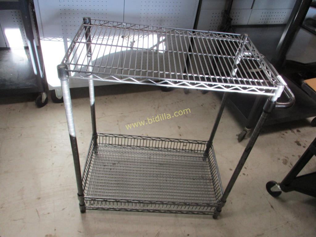 2 Tier Metal Wire Shelf.