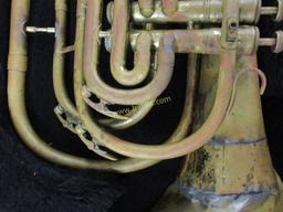 King Marching French Horn w/ Case.