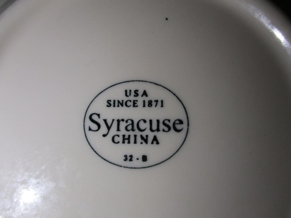 Syracuse China 12 Place Setting (60) Pcs Total.