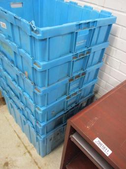 (6) Plastic Shipping Bins.