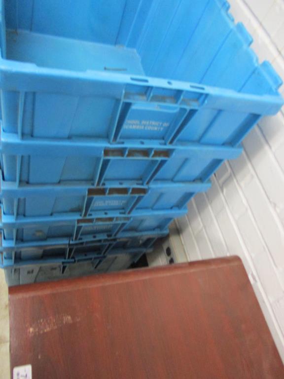 (6) Plastic Shipping Bins.