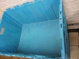 (6) Plastic Shipping Bins.