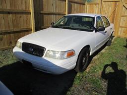 2007 Ford Crown Victoria Police Interceptor.