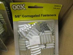 (4) Packs of corregated Fasteners, 5/8".