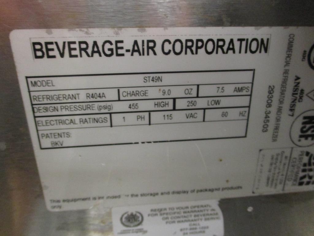 Beverage Air ST49N beverage Cooler