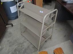 Metal Library Book Cart