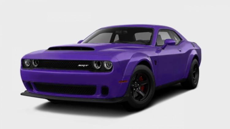 2018 Dodge Demon SRT  # 2552 Plum Crazy Purple