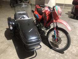 1974 Jawa Motorcycle with side car