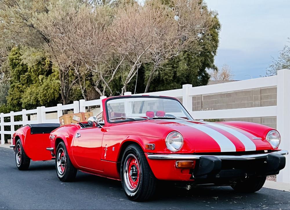 1974 Triumph Spitfire 2dr Convertible w/ Matching Trailer-125A