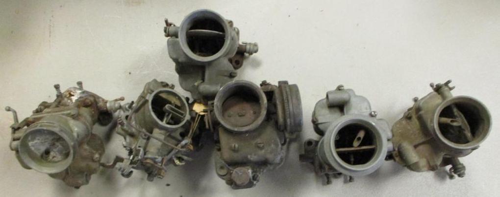 LOT OF 6 CARBURETORS