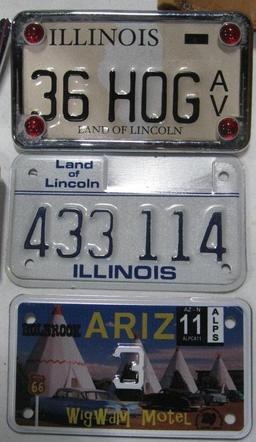 LOT OF 5 LICENSE PLATES