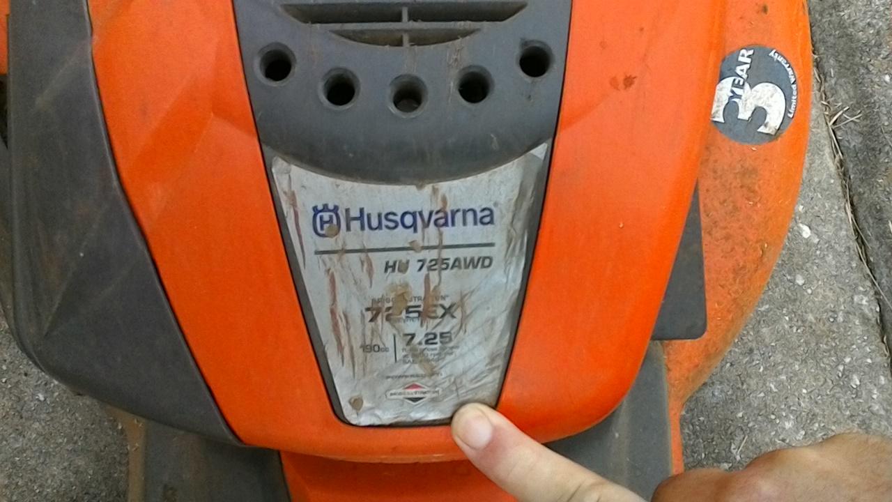 Husqvarna awd push mower