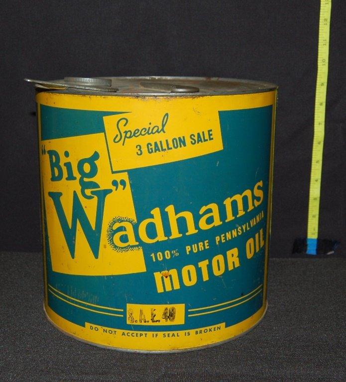 Wadhams Motor Oil 3 Gallon Can