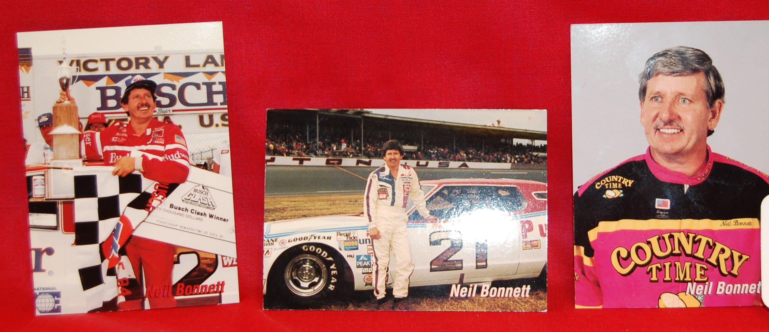 Neil Bonnett Lot: Tin, Cars, Card Set