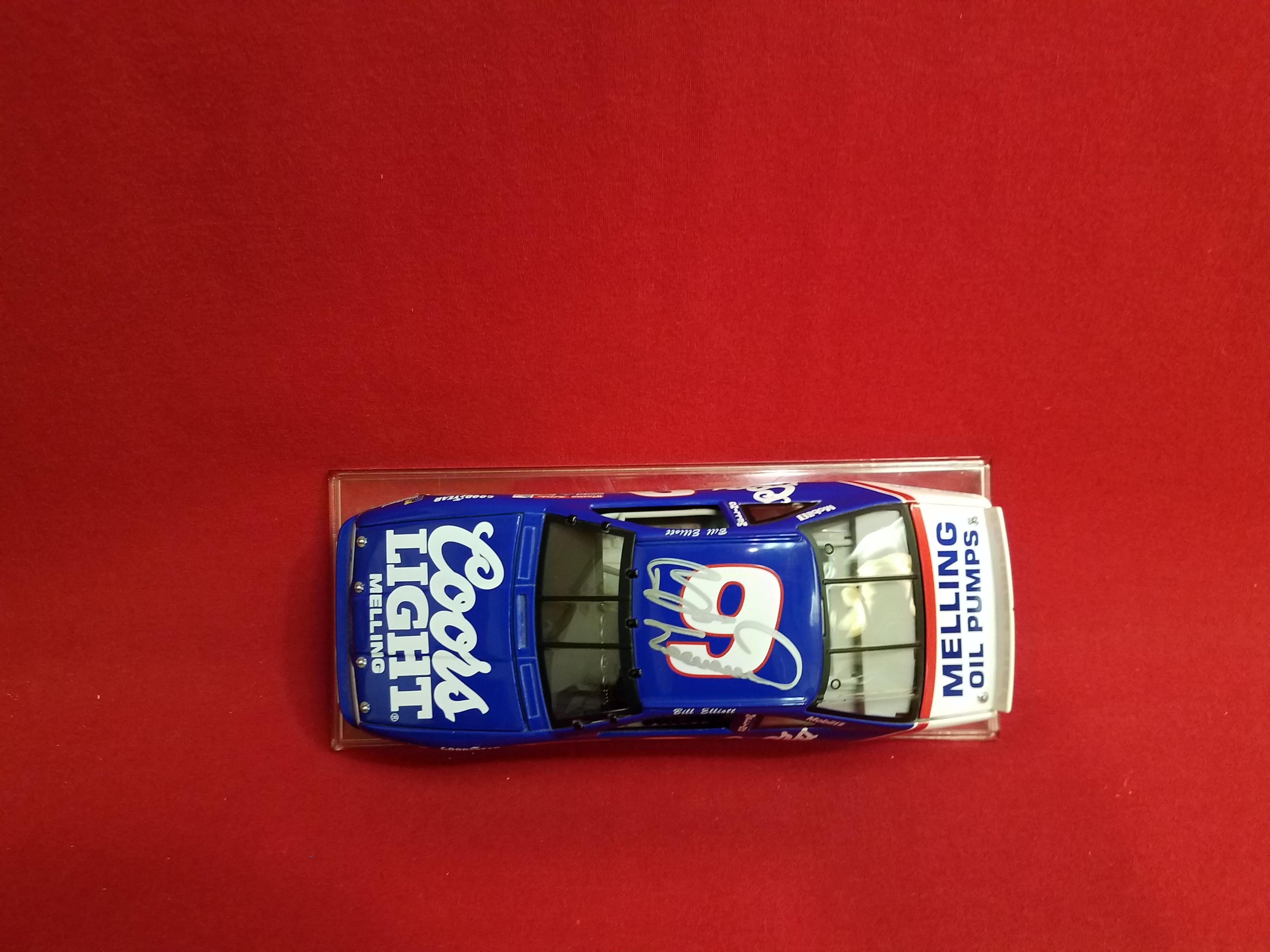 Bill Elliott Autographed 1991 # 9 Coors Light Car