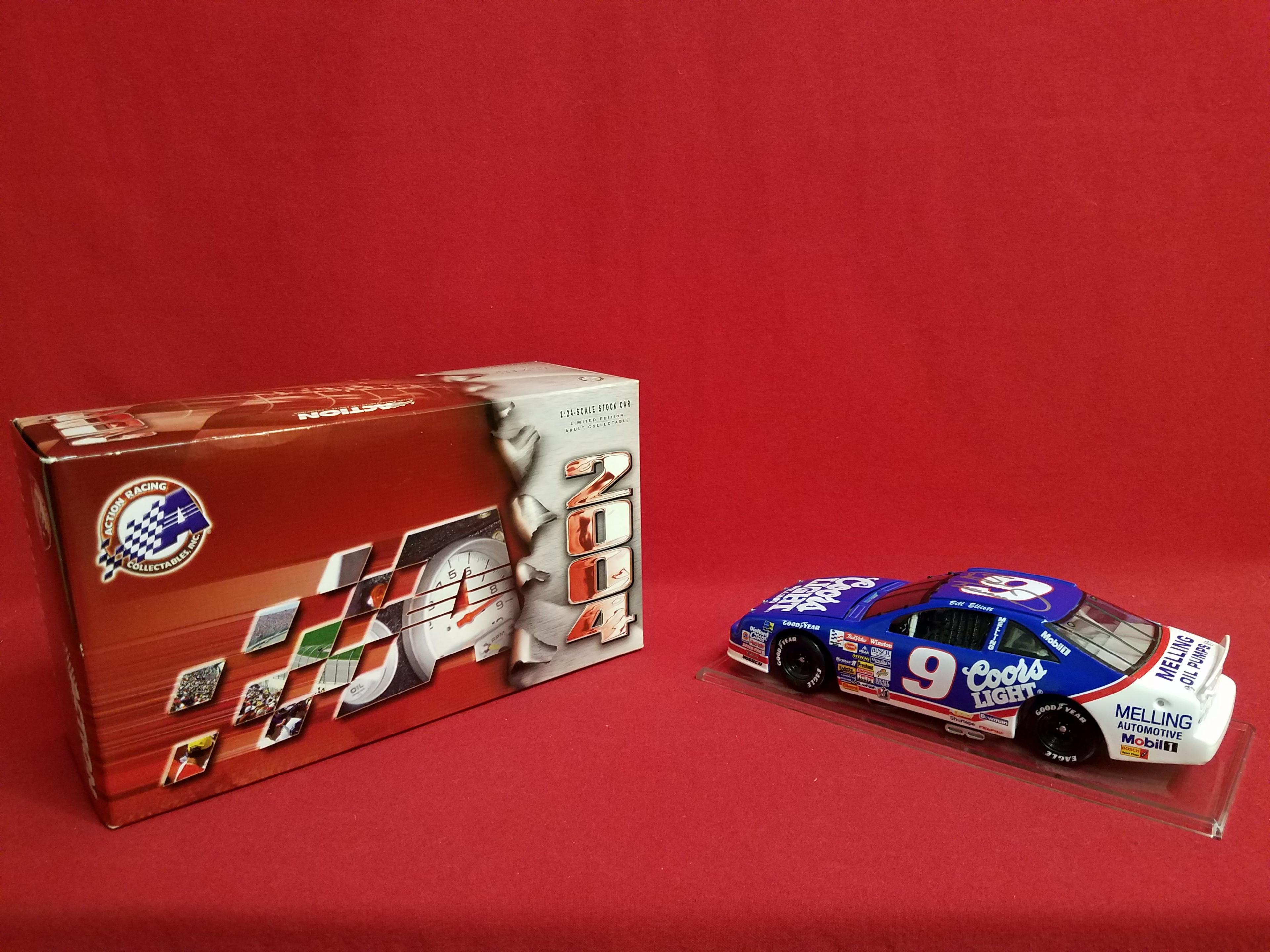 Bill Elliott Autographed 1991 # 9 Coors Light Car