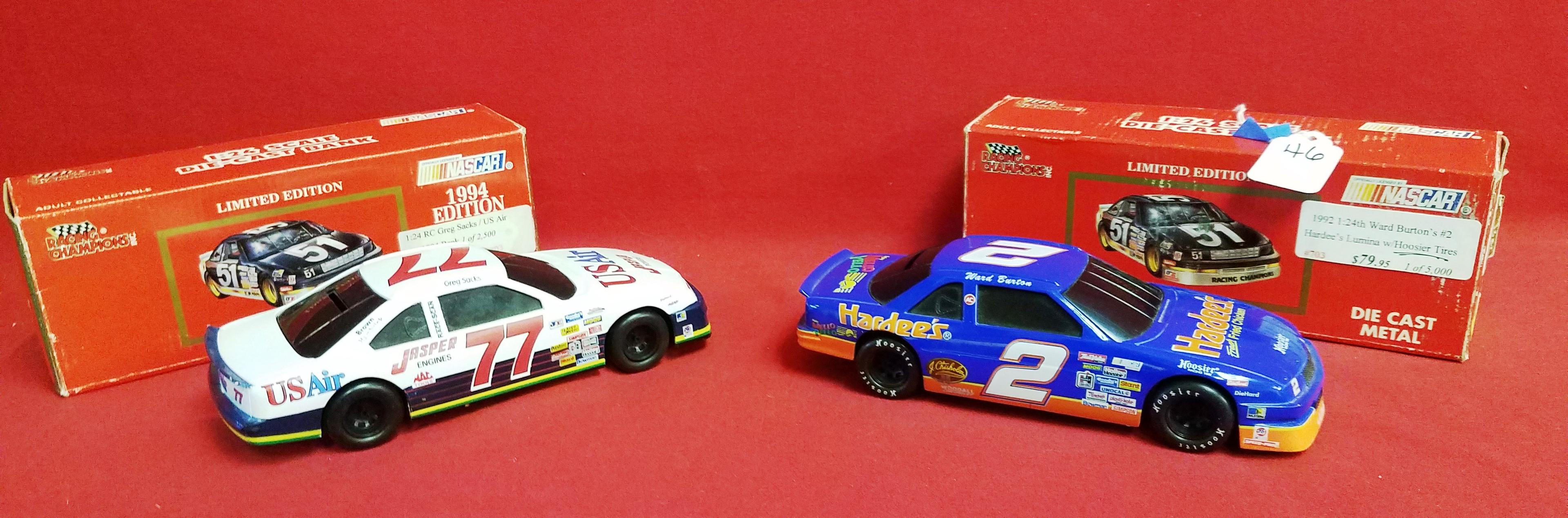 Greg Sacks / Ward Burton Die Cast Banks