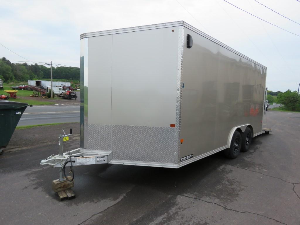 2018 Stealth 8x16 Alum Frame V Nose Trailer