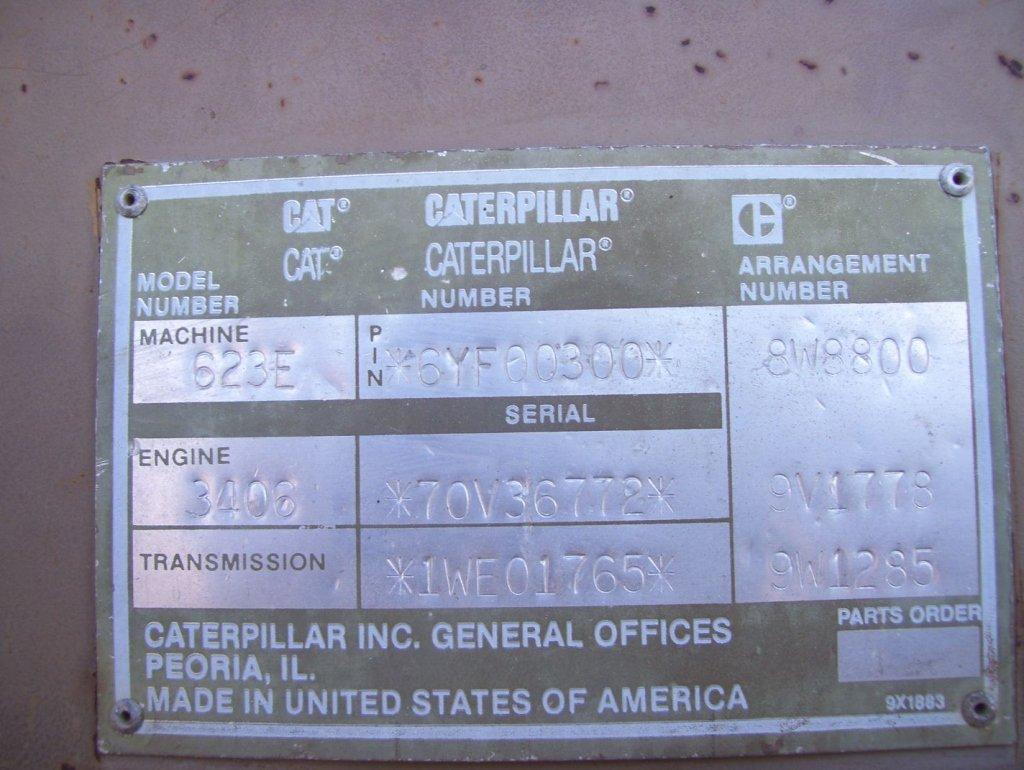 Caterpillar 623E Motor Scraper,